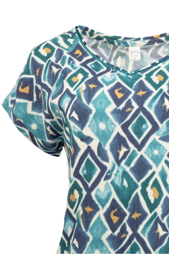 NOX PW SS SEAGREEN IKAT WOVEN 25S4 X1775 03 240 seagreen